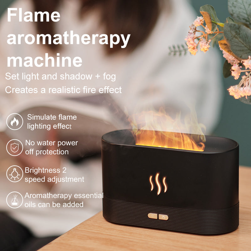 Fire Flame Humidifier Aroma Diffuser