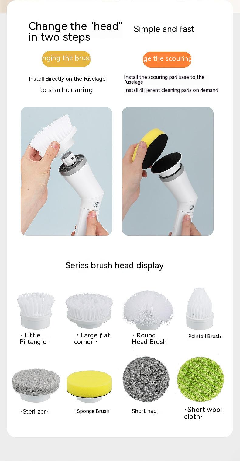 Electric Scrubber Cleaning Wall Brush